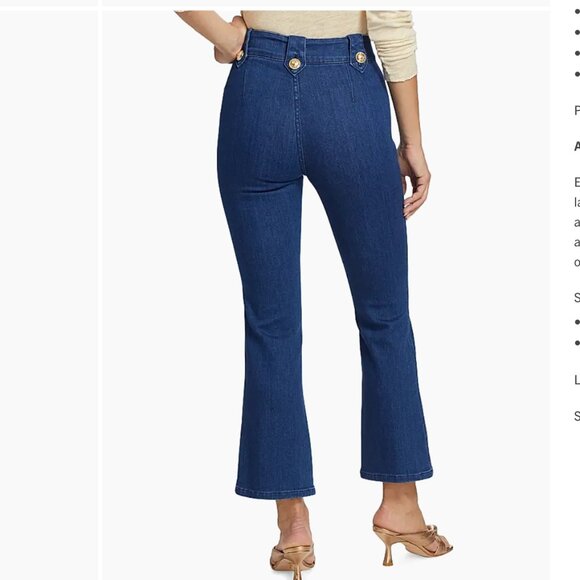 NWT | Derek Lam 10 Crosby Denim Robertson Cropped Jeans | Size 27 - Picture 3 of 7